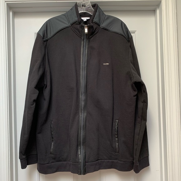 🎉HP🎉 Men’s Calvin Klein Black Jacket Sz 2XL - Picture 1 of 5